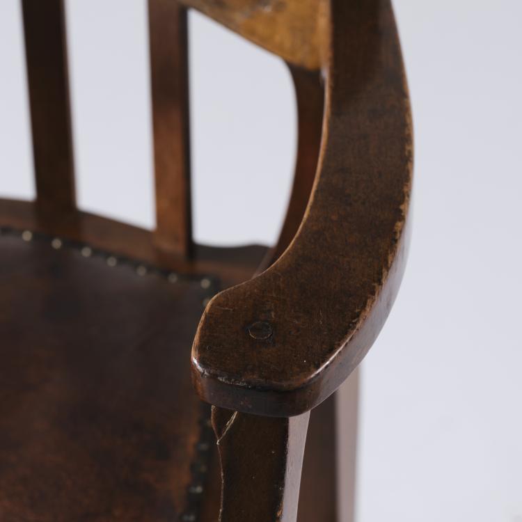 Bild 1 zu Objekt, Armlehnstuhl 'Haus Fieser, Baden-Baden', 1902, Richard Riemerschmid, Kohlbecker, B. & Sohn, M&uuml;nchen, 166A 33