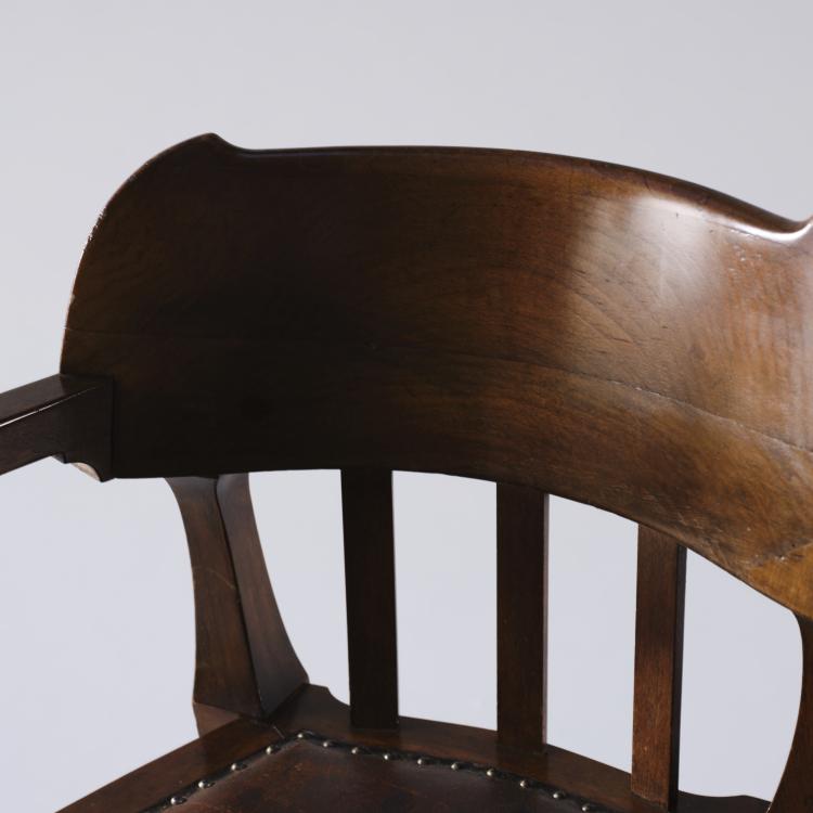 Bild 2 zu Objekt, Armlehnstuhl 'Haus Fieser, Baden-Baden', 1902, Richard Riemerschmid, Kohlbecker, B. & Sohn, M&uuml;nchen, 166A 33