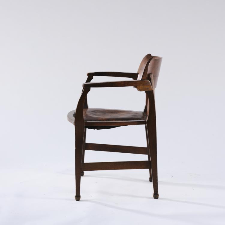 Bild 6 zu Objekt, Armlehnstuhl 'Haus Fieser, Baden-Baden', 1902, Richard Riemerschmid, Kohlbecker, B. & Sohn, M&uuml;nchen, 166A 33