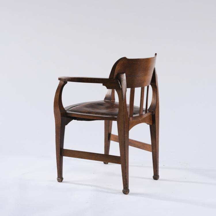 Bild 7 zu Objekt, Armlehnstuhl 'Haus Fieser, Baden-Baden', 1902, Richard Riemerschmid, Kohlbecker, B. & Sohn, M&uuml;nchen, 166A 33
