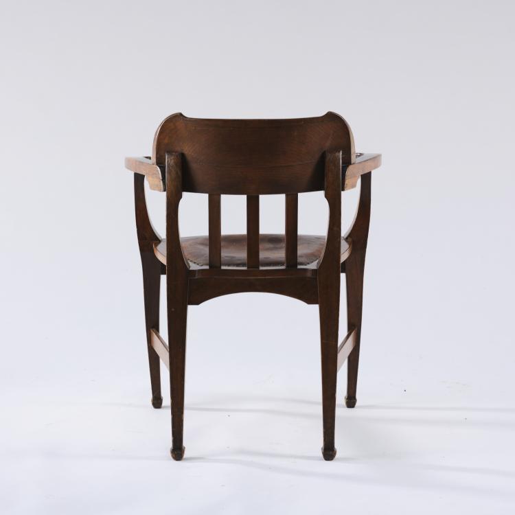 Bild 10 zu Objekt, Armlehnstuhl 'Haus Fieser, Baden-Baden', 1902, Richard Riemerschmid, Kohlbecker, B. & Sohn, M&uuml;nchen, 166A 33