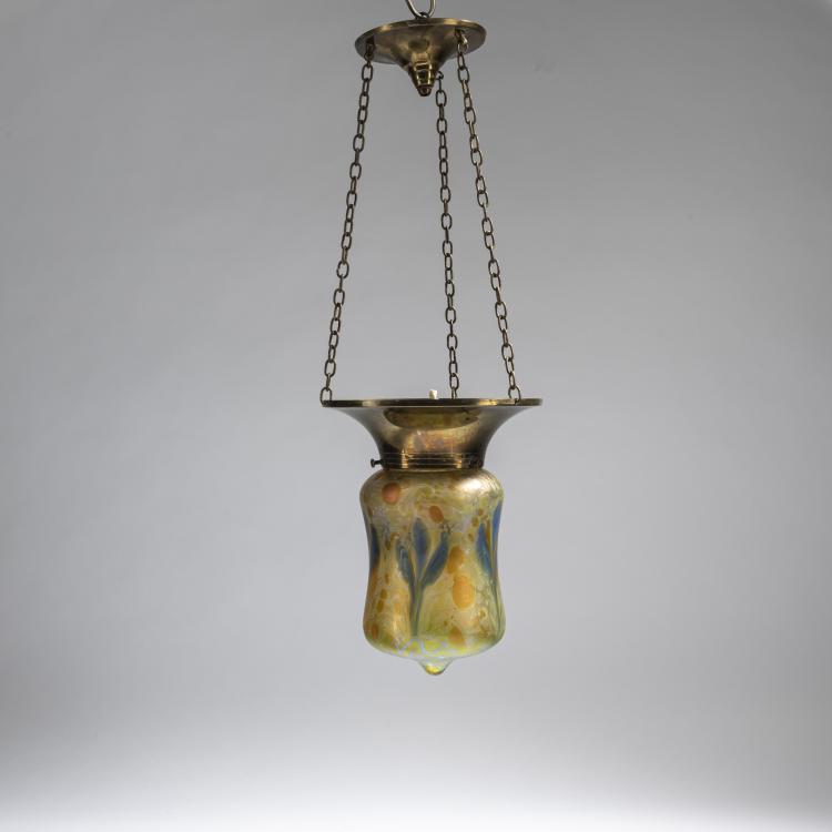 Hauptbild zu Objekt, 'Ph&auml;nomen'-Deckenampel, 1901, L&ouml;tz Wwe., Klosterm&uuml;hle, 162B 236