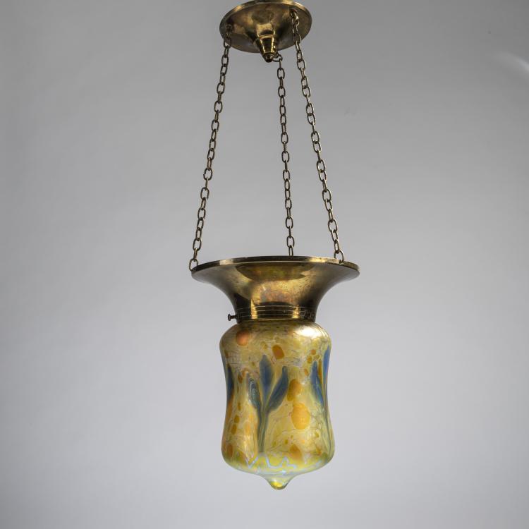 Bild 1 zu Objekt, 'Ph&auml;nomen'-Deckenampel, 1901, L&ouml;tz Wwe., Klosterm&uuml;hle, 162B 236