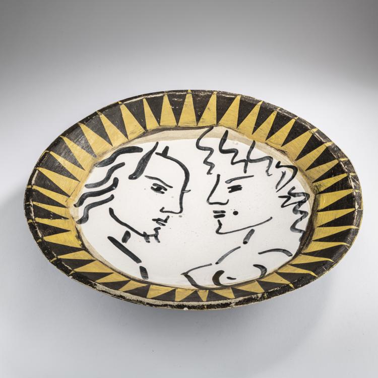 Bild 1 zu Objekt, Decorative plate, 1992, Renate von Brevern, Cocktail, Berlin, 163A 131