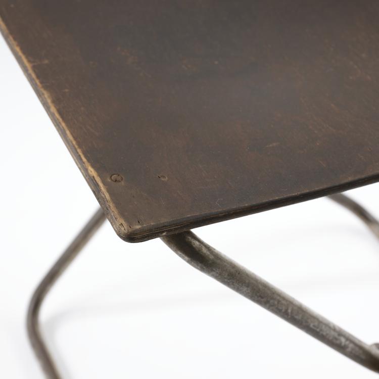 Bild 6 zu Objekt, Klappstuhl 'Volkshaus Probstzella', 1927/28, Alfred Arndt, Schlosserei Itting, Propstzella, 163A 14