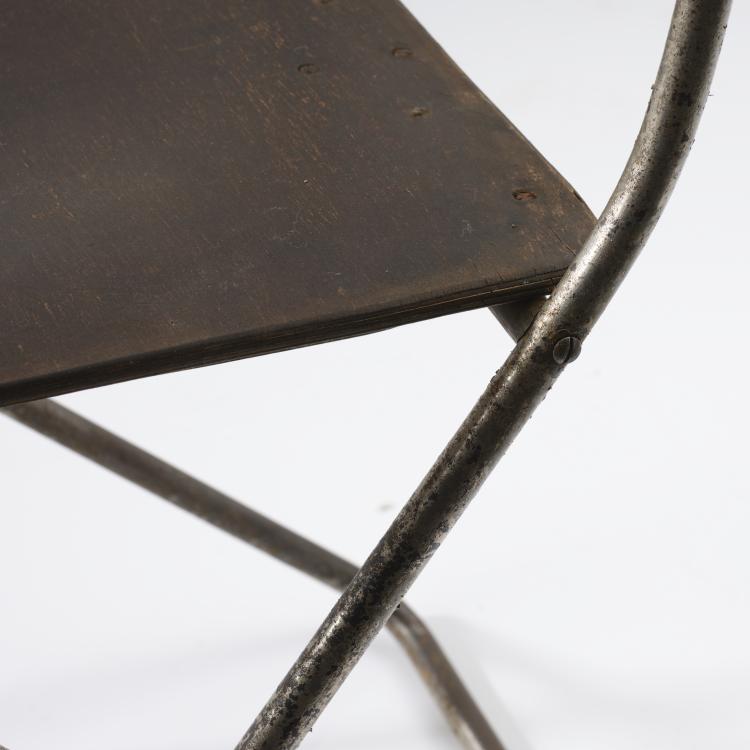 Bild 9 zu Objekt, Klappstuhl 'Volkshaus Probstzella', 1927/28, Alfred Arndt, Schlosserei Itting, Propstzella, 163A 14