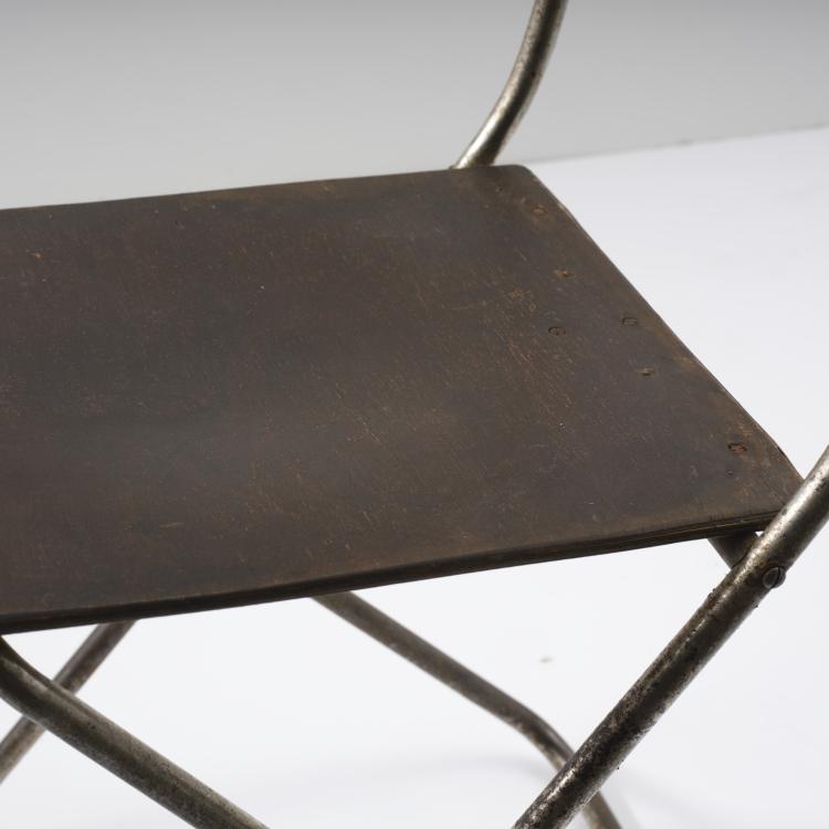 Bild 10 zu Objekt, Klappstuhl 'Volkshaus Probstzella', 1927/28, Alfred Arndt, Schlosserei Itting, Propstzella, 163A 14
