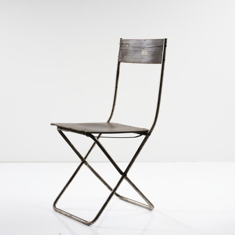 Bild 11 zu Objekt, Klappstuhl 'Volkshaus Probstzella', 1927/28, Alfred Arndt, Schlosserei Itting, Propstzella, 163A 14