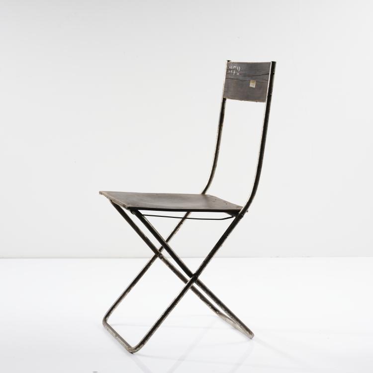 Bild 15 zu Objekt, Klappstuhl 'Volkshaus Probstzella', 1927/28, Alfred Arndt, Schlosserei Itting, Propstzella, 163A 14