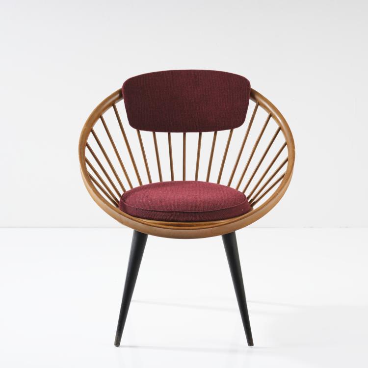 Hauptbild zu Objekt, Sessel 'Circle Chair', 1950er Jahre, Yngve Ekstr&ouml;m, Swedese M&ouml;bler, Vaggaryd, 163C 467