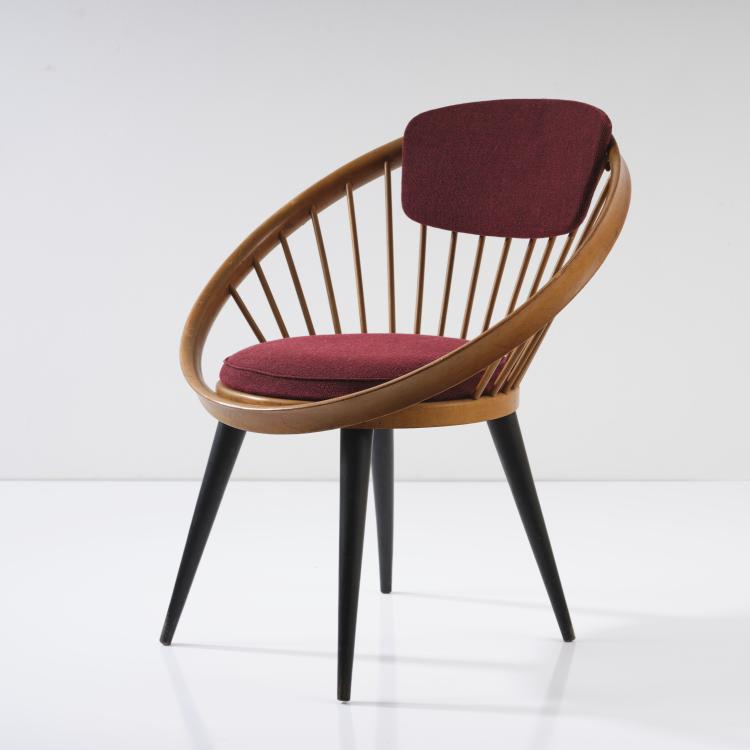 Bild 1 zu Objekt, Sessel 'Circle Chair', 1950er Jahre, Yngve Ekstr&ouml;m, Swedese M&ouml;bler, Vaggaryd, 163C 467