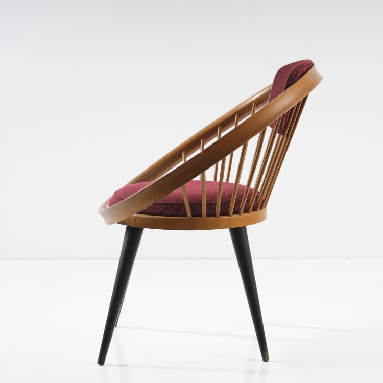 Bild 2 zu Objekt, Sessel 'Circle Chair', 1950er Jahre, Yngve Ekstr&ouml;m, Swedese M&ouml;bler, Vaggaryd, 163C 467