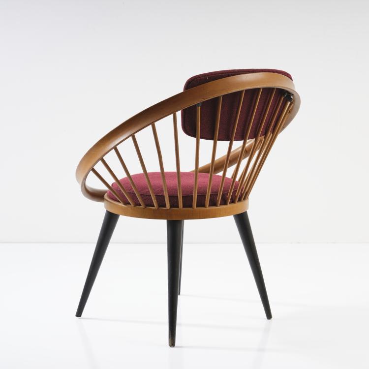 Bild 3 zu Objekt, Sessel 'Circle Chair', 1950er Jahre, Yngve Ekstr&ouml;m, Swedese M&ouml;bler, Vaggaryd, 163C 467