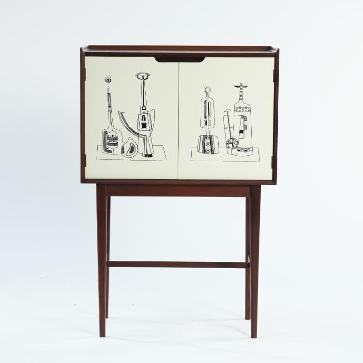 Hauptbild zu Objekt, Barschrank, um 1958, Italien, 163C 295