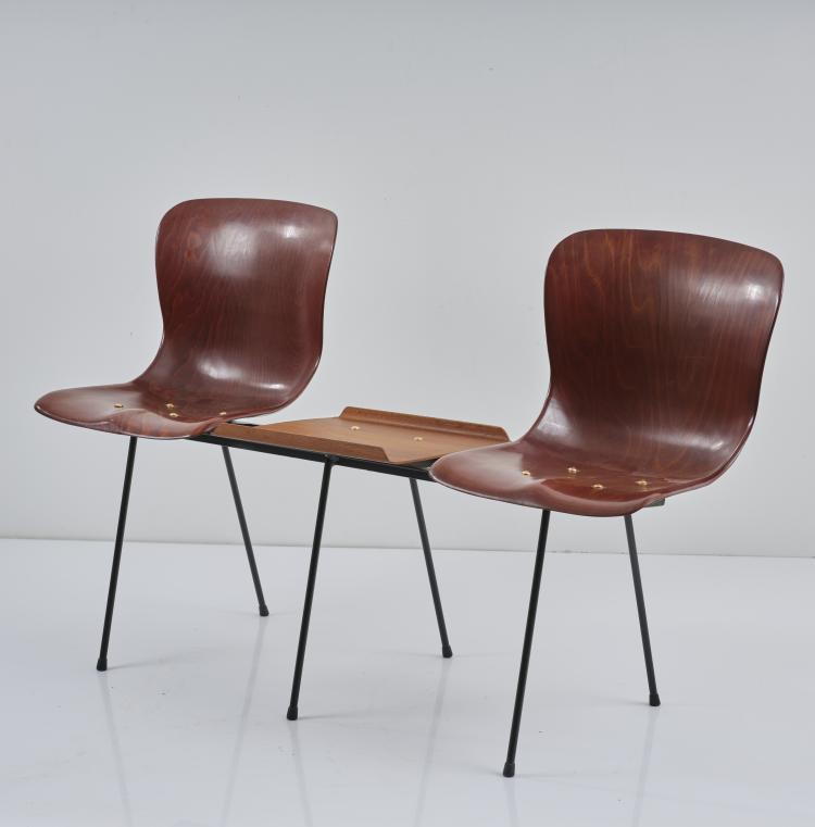 Bild 1 zu Objekt, 2 '1507' benches, c. 1956, Fl&ouml;totto, Elmar, G&uuml;tersloh, 164B 390