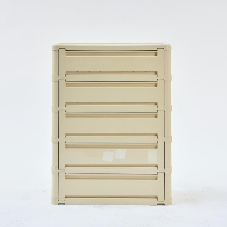 Bild 2 zu Objekt, Shoe rack / chest of drawers '4963', c. 1974, Olaf von Bohr, Kartell, Noviglio, 164A 231