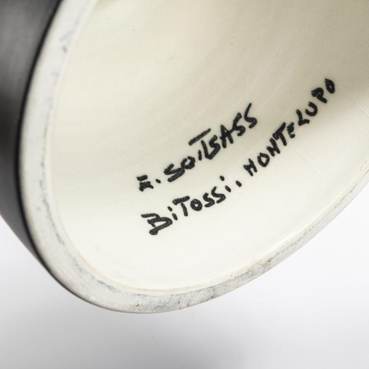 Bild 3 zu Objekt, 'Alzata Grande' bowl, 1958, Ettore Sottsass, Bitossi, Montelupo, 163C 380
