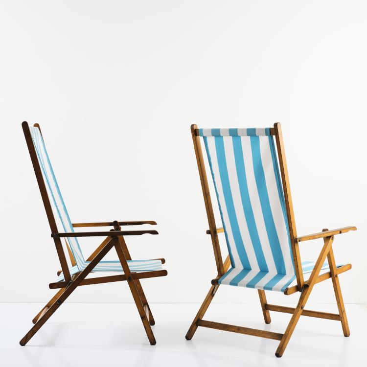 Bild 3 zu Objekt, Zwei Sonnenst&uuml;hle, um 1955, Fratelli Reguitti, Agnosine, 163C 288