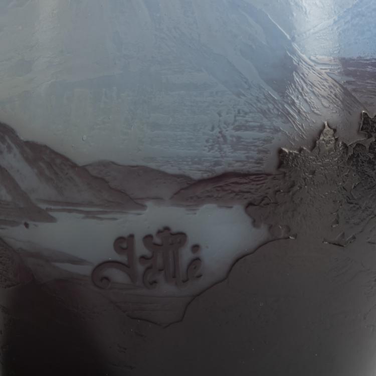 Bild 4 zu Objekt, Kleine Vase 'Paysage des Vosges', 1920-24, Emile Gall&eacute;, Gall&eacute;, Etablissements, Nancy, 162B 162