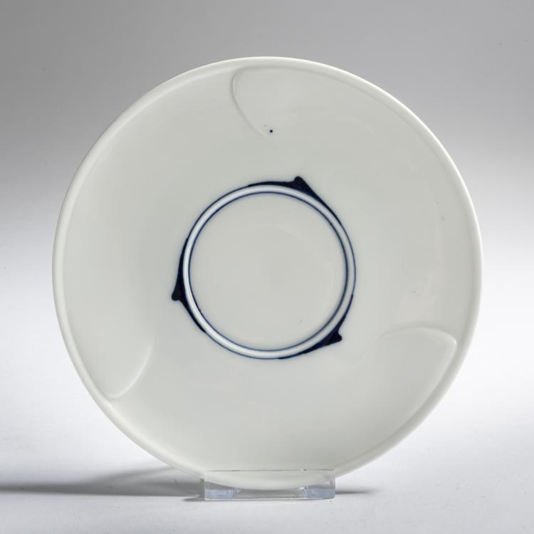 Hauptbild zu Objekt, 'Whip' saucer, 1903-04, Henry van de Velde, Meissen, KPM, 162C 449