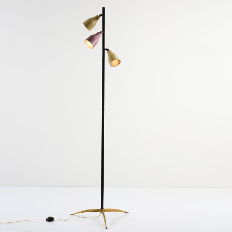 Hauptbild zu Objekt, Stehleuchte, um 1954, Italien, 163C 287