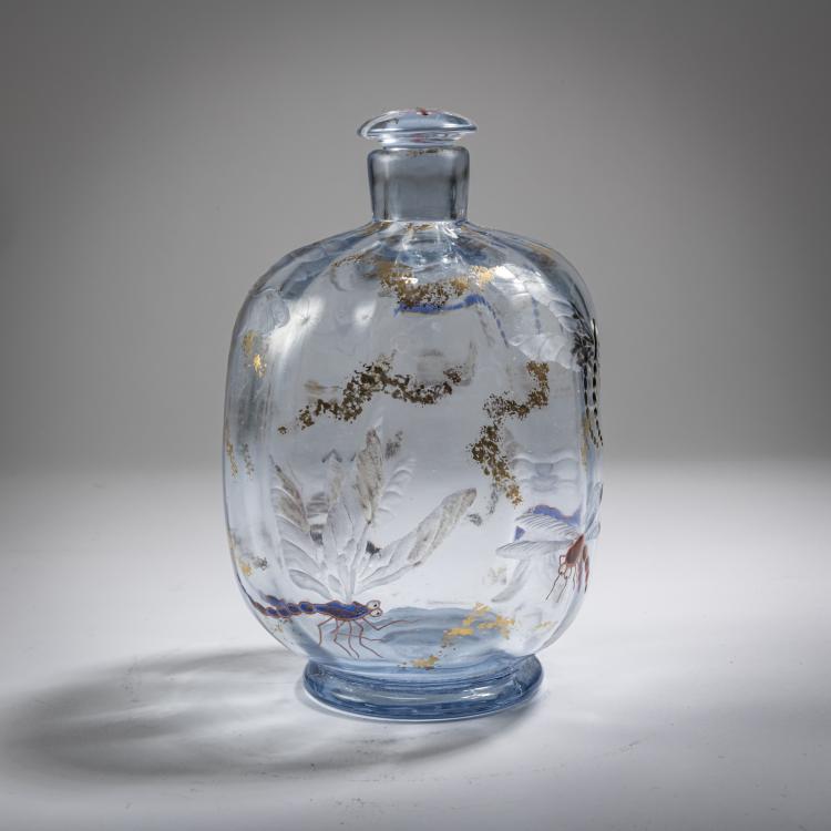 Bild 1 zu Objekt, 'Libellules' flacon, c. 1884-89, Emile Gall&eacute;, Gall&eacute;, Emile, Nancy, 162B 140