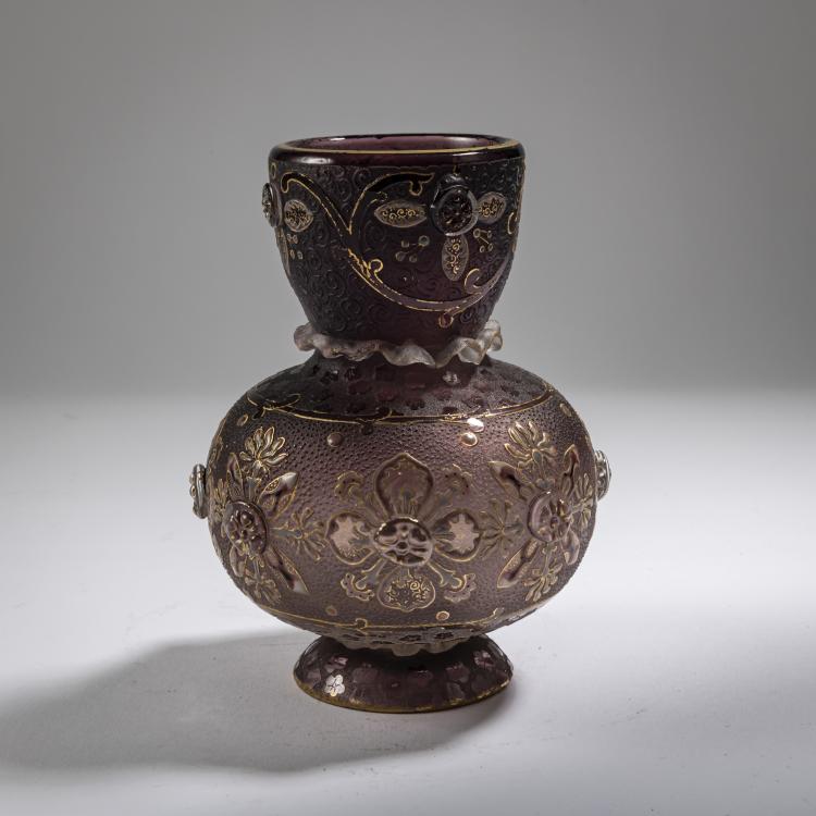 Bild 1 zu Objekt, Kleine Vase, um 1892, Nancy Daum Fr&egrave;res, Daum Fr&egrave;res, Nancy, 162B 63