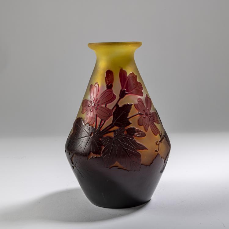 Bild 2 zu Objekt, Vase 'G&eacute;ranium', 1920-36, Emile Gall&eacute;, Gall&eacute;, Etablissements, Nancy, 162B 168