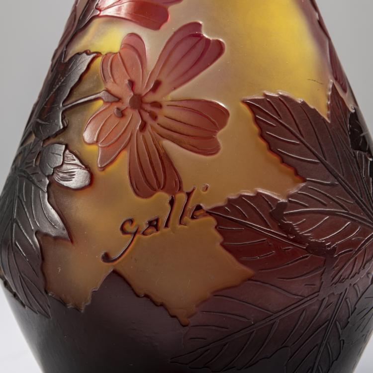 Bild 4 zu Objekt, Vase 'G&eacute;ranium', 1920-36, Emile Gall&eacute;, Gall&eacute;, Etablissements, Nancy, 162B 168