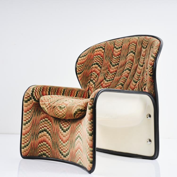 Hauptbild zu Objekt, Sessel 'Lotos' 1971, Andr&eacute; Vandenbeuck, Str&auml;ssle International, Wigoltingen, Schweiz, 163C 392