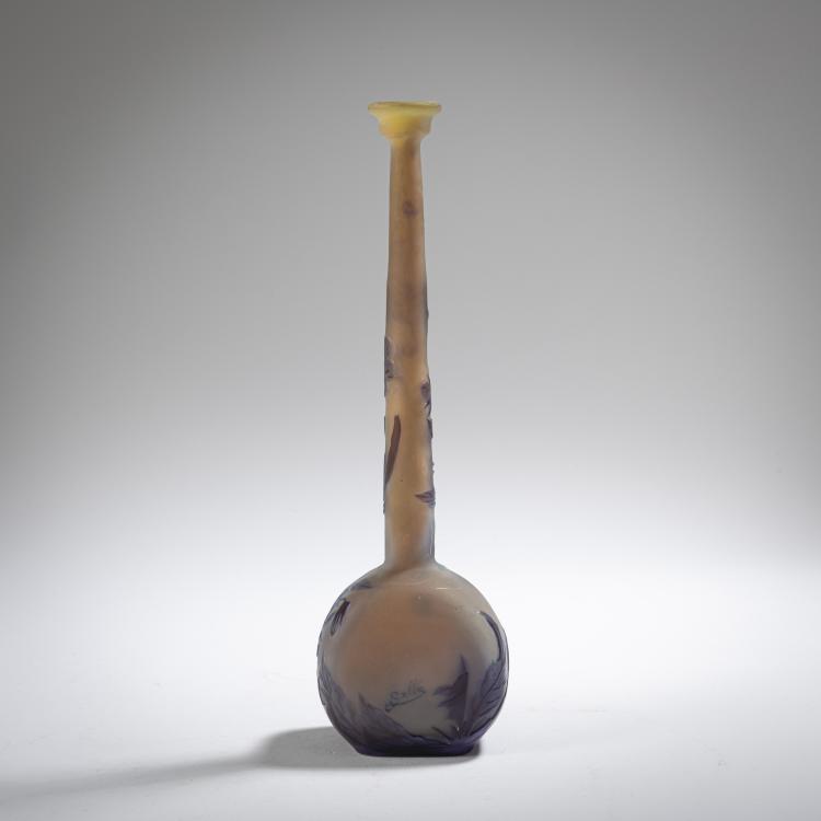 Bild 2 zu Objekt, Vase 'Pens&eacute;es', 1908-20, Emile Gall&eacute;, Gall&eacute;, Etablissements, Nancy, 162B 156