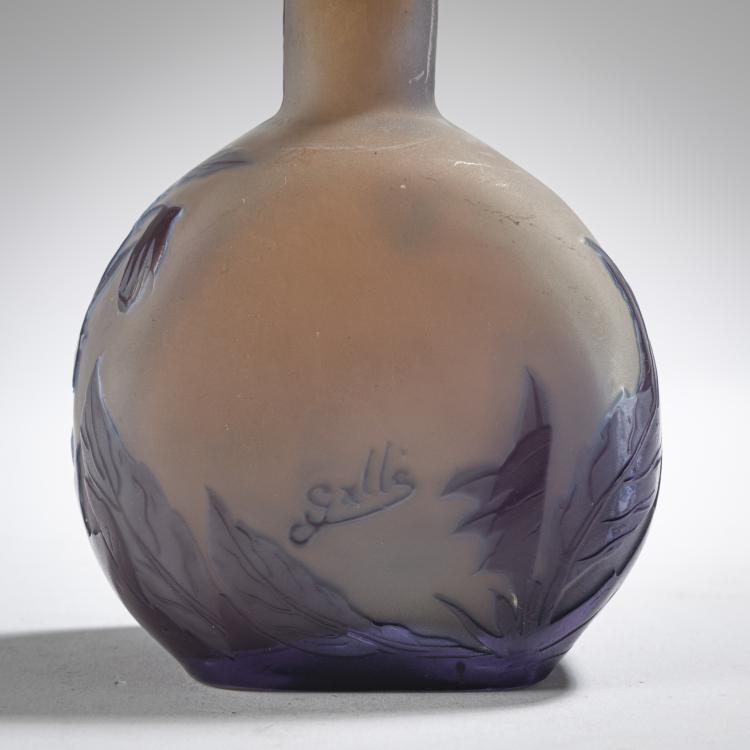 Bild 3 zu Objekt, Vase 'Pens&eacute;es', 1908-20, Emile Gall&eacute;, Gall&eacute;, Etablissements, Nancy, 162B 156