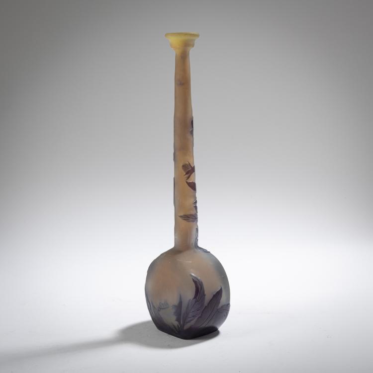 Bild 4 zu Objekt, Vase 'Pens&eacute;es', 1908-20, Emile Gall&eacute;, Gall&eacute;, Etablissements, Nancy, 162B 156