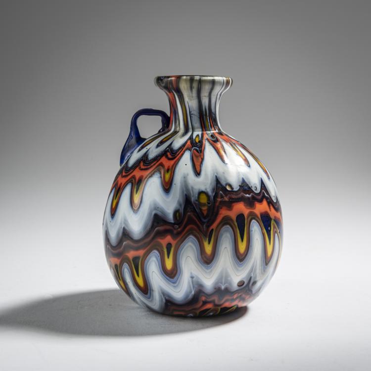 Hauptbild zu Objekt, 'Fenicio' vase, c. 1920, Toso, Fratelli, Murano, 164C 510