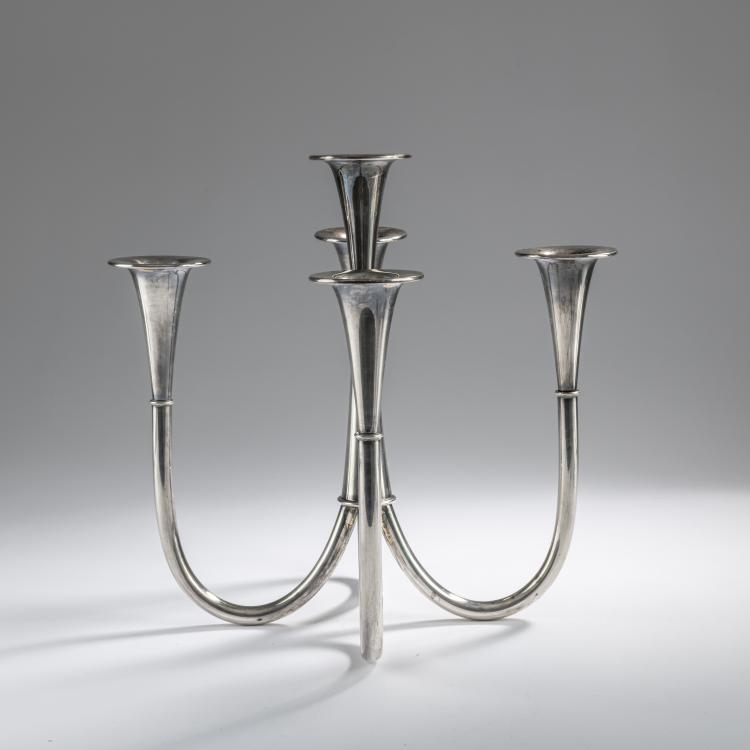 Bild 2 zu Objekt, Candlestick, 1952/53, Wilhelm Wagenfeld, WMF, Geislingen, 163A 56
