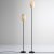 2 'Brera' floor lamps, 1992