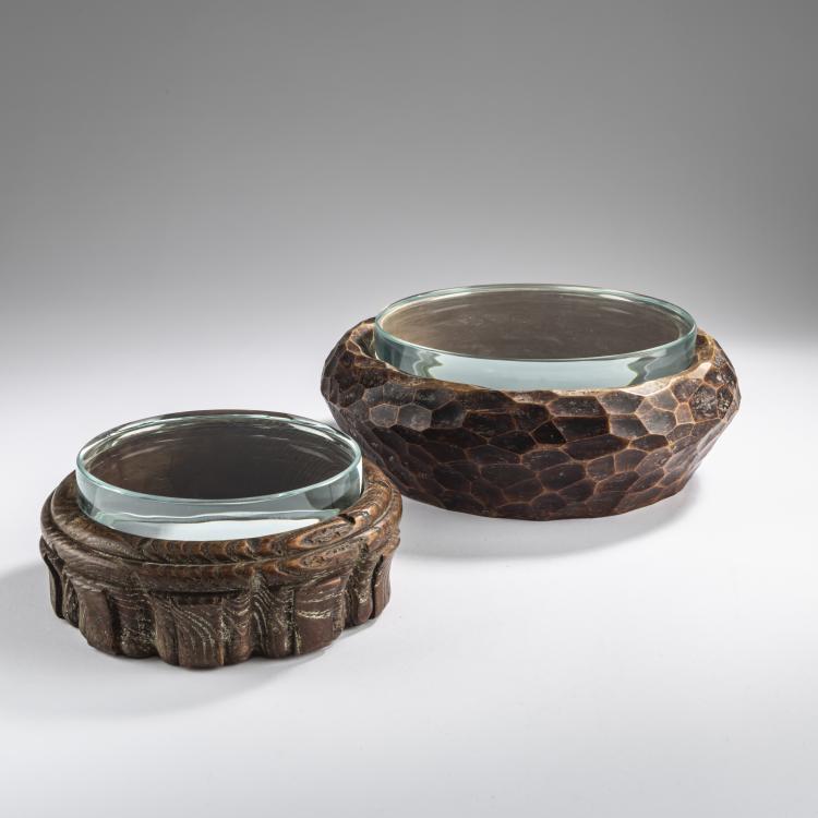 Hauptbild zu Objekt, 2 boxes with lids, c. 1938, Pietro Chiesa, Fontana Arte, Mailand, 163C 450