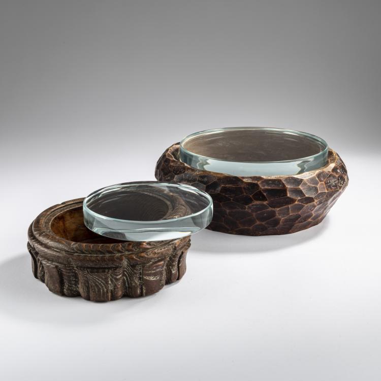 Bild 1 zu Objekt, 2 boxes with lids, c. 1938, Pietro Chiesa, Fontana Arte, Mailand, 163C 450
