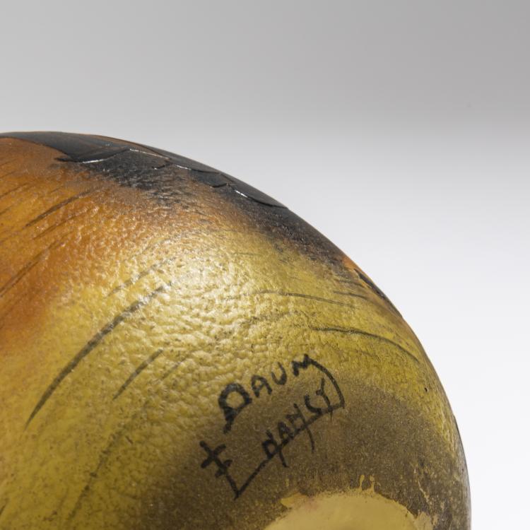 Bild 4 zu Objekt, Vase 'Voiliers, soleil couchant', 1910, Nancy Daum Fr&egrave;res, Daum Fr&egrave;res, Nancy, 162B 113