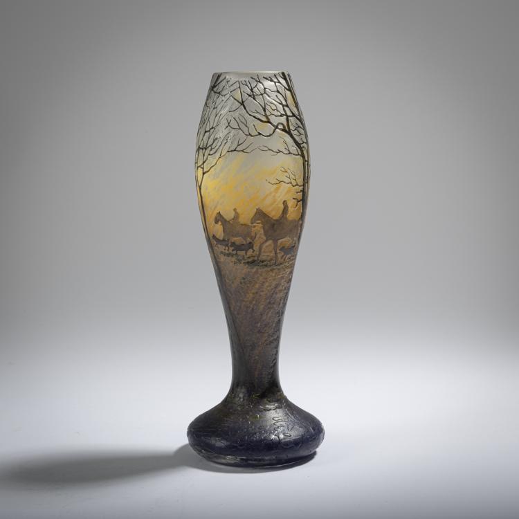 Hauptbild zu Objekt, Vase 'Paysage', 1920-35, Muller Fr&egrave;res, Lun&eacute;ville, 162B 186