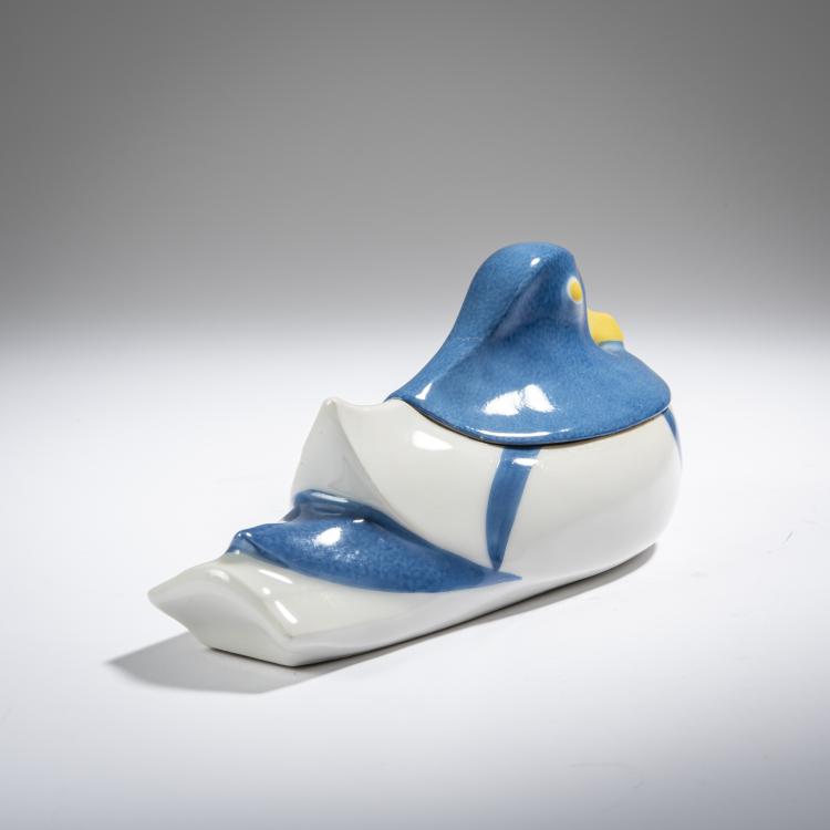 Bild 2 zu Objekt, Bonbonniere 'Duck' ('Canard annamite'), 1916, &Eacute;douard Marcel Sandoz, Haviland, Theodore, Limoges, 162C 443