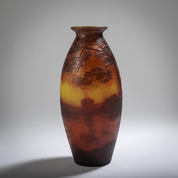 Bild 2 zu Objekt, Vase 'Paysage lacustre, 1915-20, Michel, Jean, Nancy, 162B 185