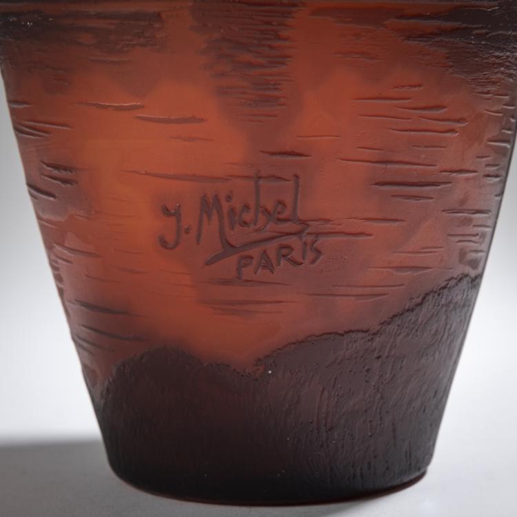 Bild 3 zu Objekt, Vase 'Paysage lacustre, 1915-20, Michel, Jean, Nancy, 162B 185