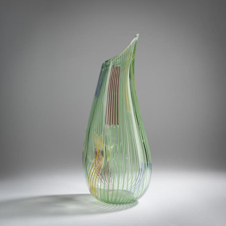 Hauptbild zu Objekt, 'Bandierine' vase, c. 1956, Anzolo Fuga, A.Ve.M., Murano, 164C 694