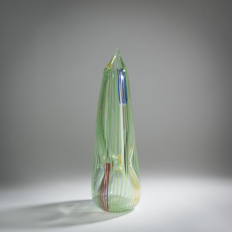 Bild 4 zu Objekt, 'Bandierine' vase, c. 1956, Anzolo Fuga, A.Ve.M., Murano, 164C 694