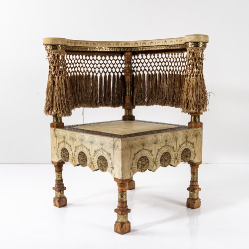 Corner chair, 1895-1900