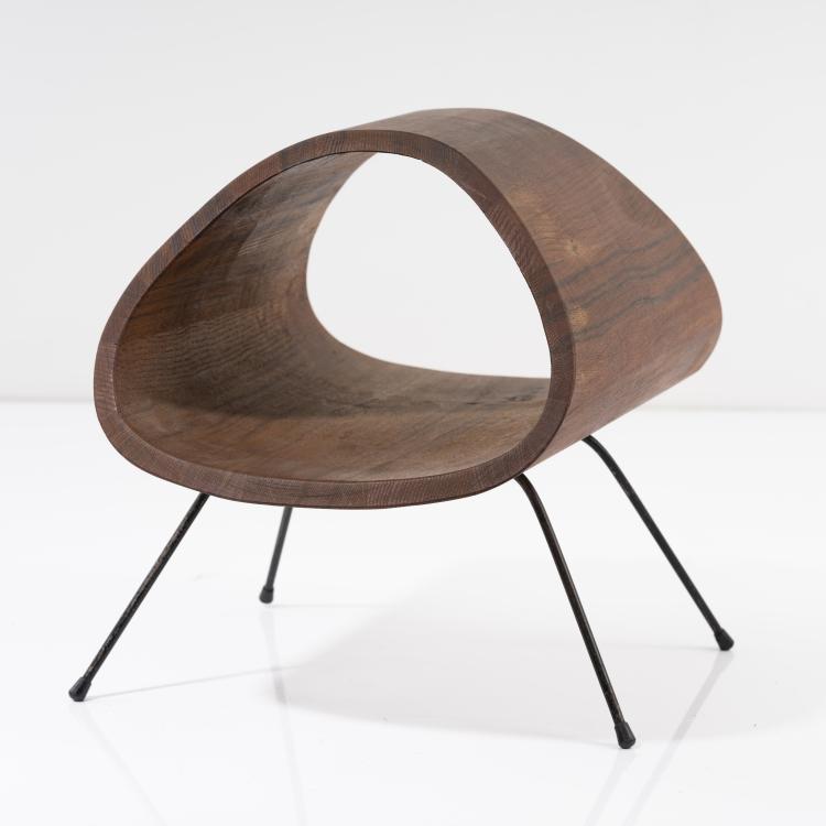 Bild 2 zu Objekt, Zeitungsablage, um 1955, Carl Aub&ouml;ck, Werkst&auml;tte Carl Aub&ouml;ck, Wien, 163C 439