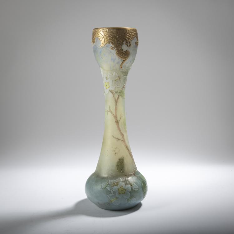 Hauptbild zu Objekt, Vase 'Fleurs de Pommier', 1915-20, Legras & Cie., Saint-Denis, 162B 183