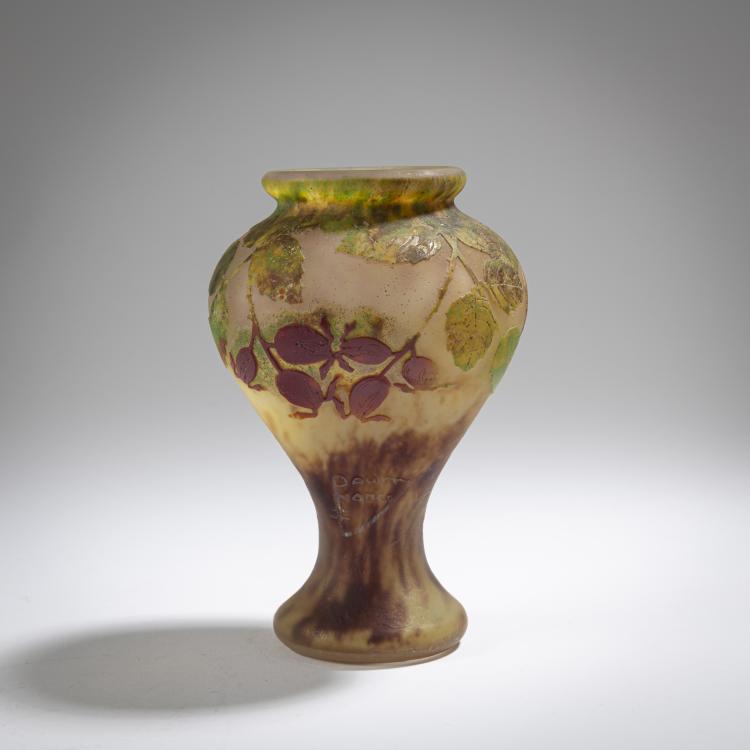 Bild 3 zu Objekt, Fu&szlig;vase 'Eglantines', um 1913, Nancy Daum Fr&egrave;res, Daum Fr&egrave;res, Nancy, 162B 124