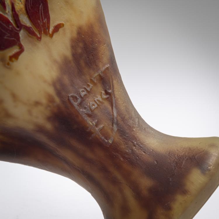 Bild 4 zu Objekt, Fu&szlig;vase 'Eglantines', um 1913, Nancy Daum Fr&egrave;res, Daum Fr&egrave;res, Nancy, 162B 124